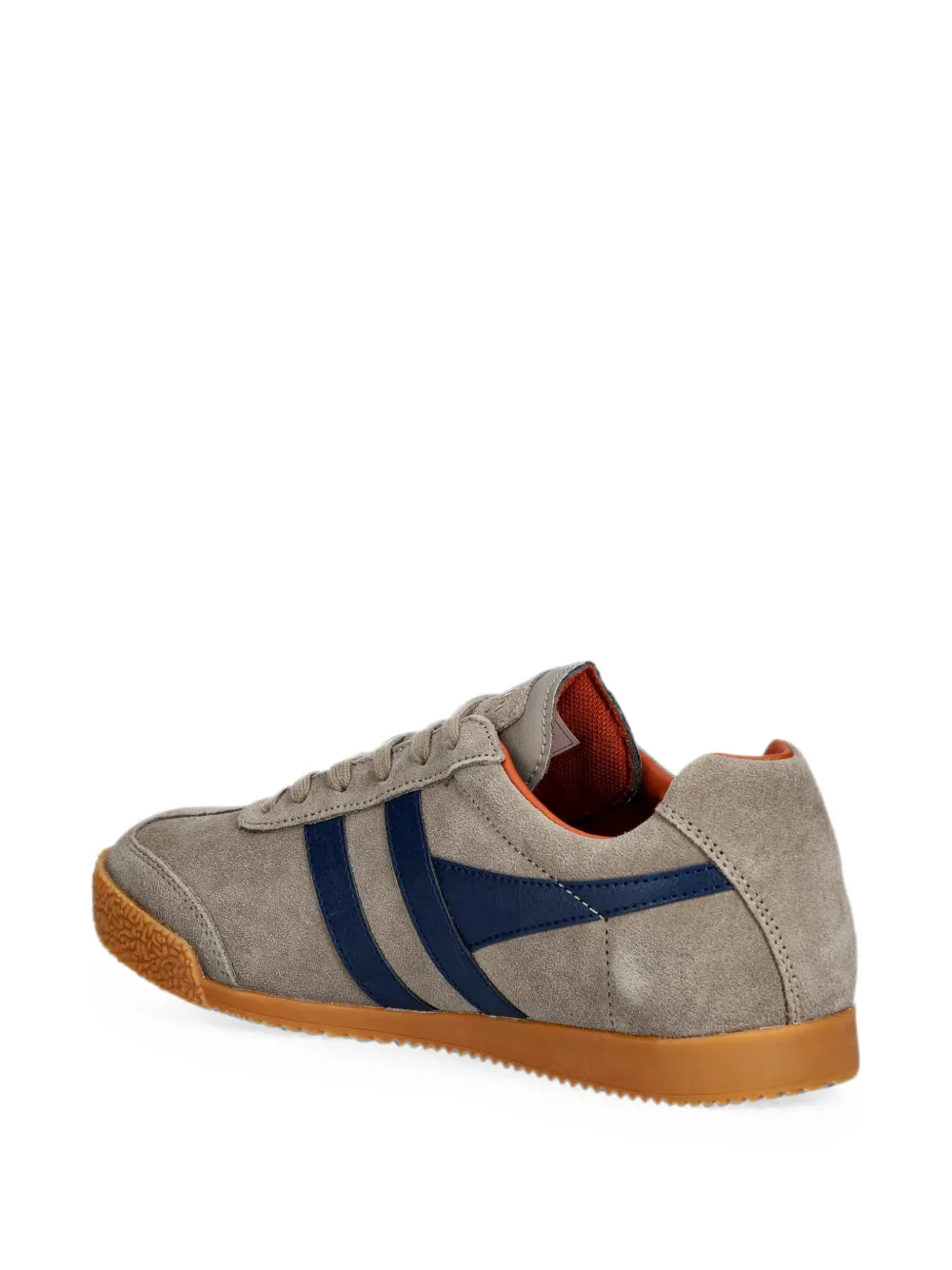 Gola Harrien logo-print suede sneakers Grijs