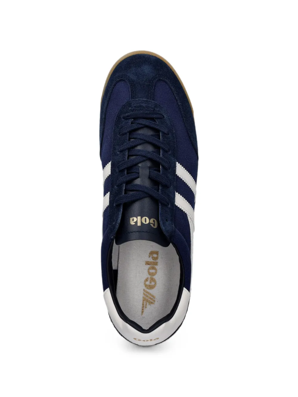 Gola Sneakers met suède vlakken Blauw