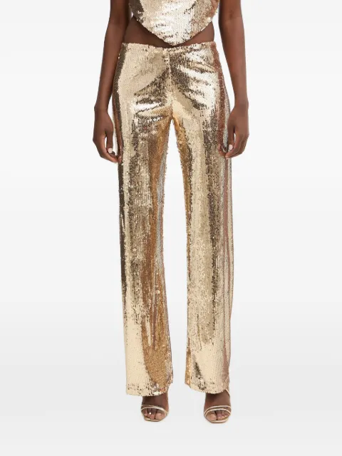 Haveone sequin-embellished trousers