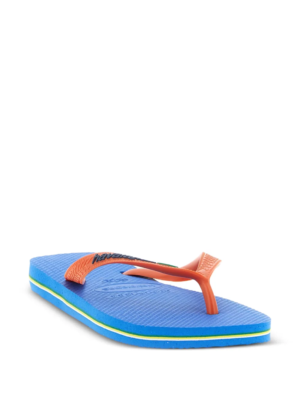 Havaianas Brasil teenslippers met logo Blauw