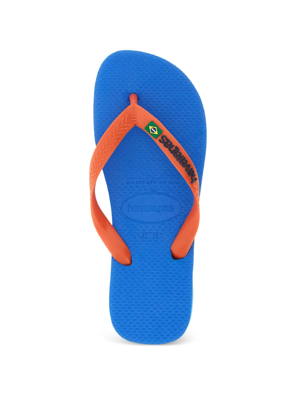 Havaianas Brasil teenslippers met logo Blauw