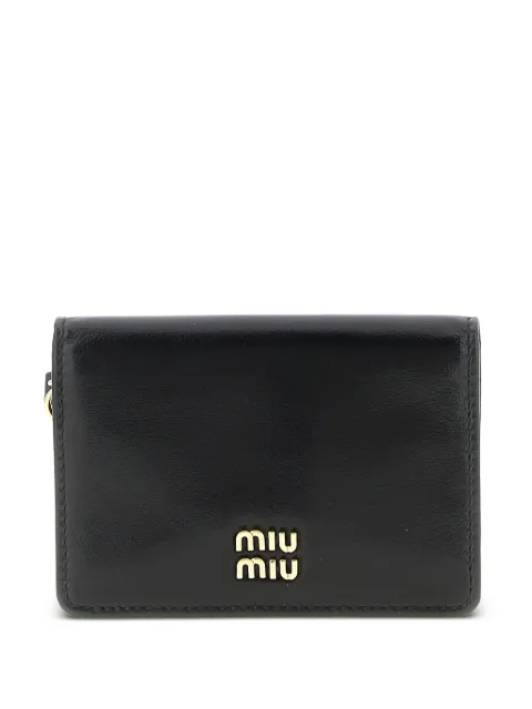Miu Miu leather card holder