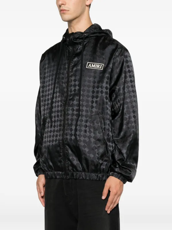 wind and sea AMIRI MA-1 ジャケット Lサイズ 黒 AMIRI Ma Quad Windbreaker Jacket | Black | FARFETCH