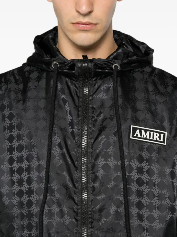 AMIRI Ma Quad Windbreaker Jacket | Black | FARFETCH