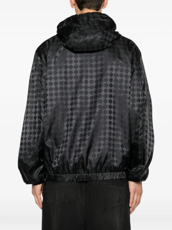 AMIRI Ma Quad Windbreaker Jacket | Black | FARFETCH