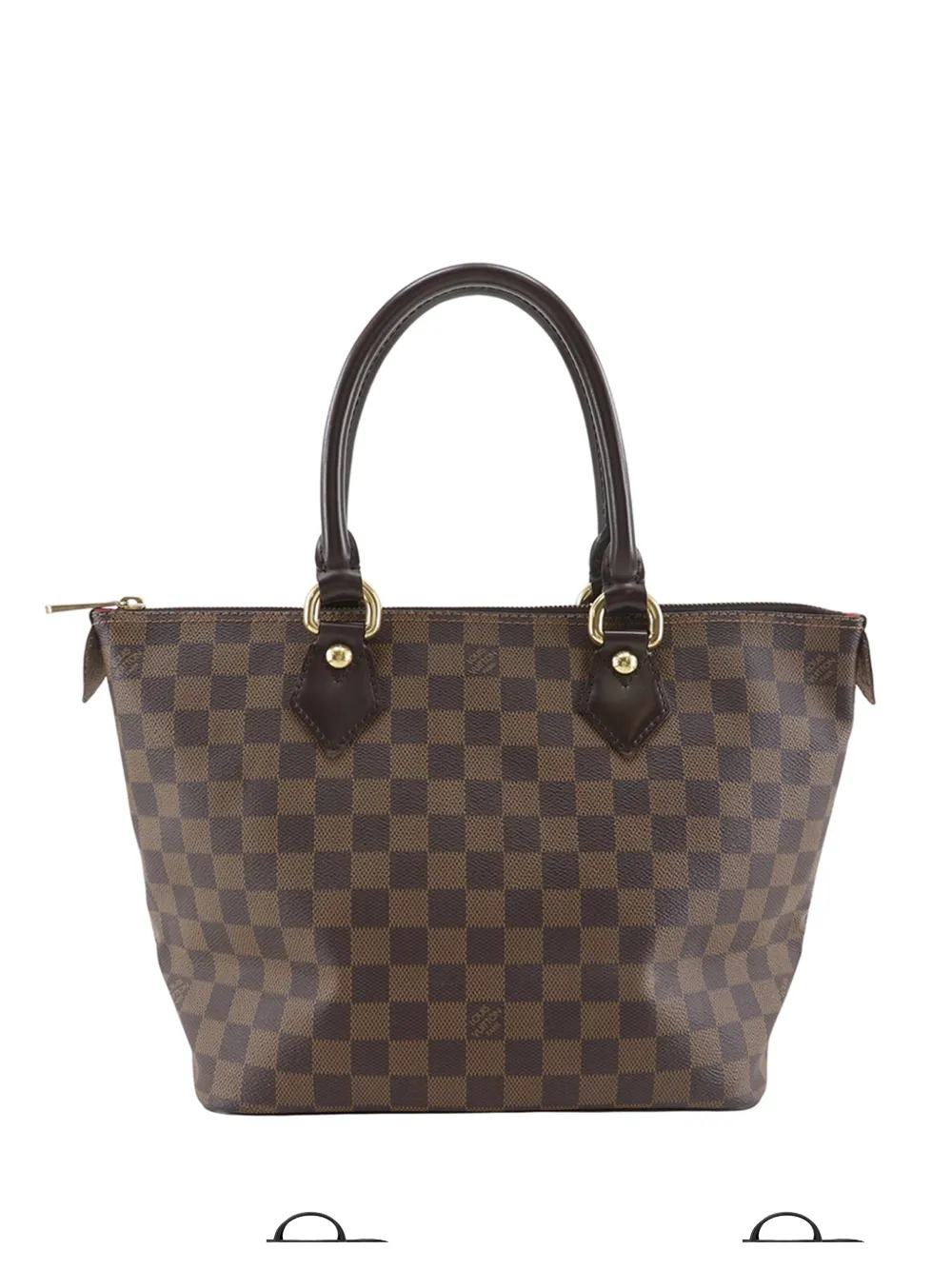 Louis Vuitton Pre-Owned 2008 Damier Ebene Saleya PM handbag - Brown