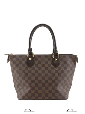 Louis Vuitton Pre-Owned 2008 ダミエ エベヌ サレヤ MM ハンドバッグ 