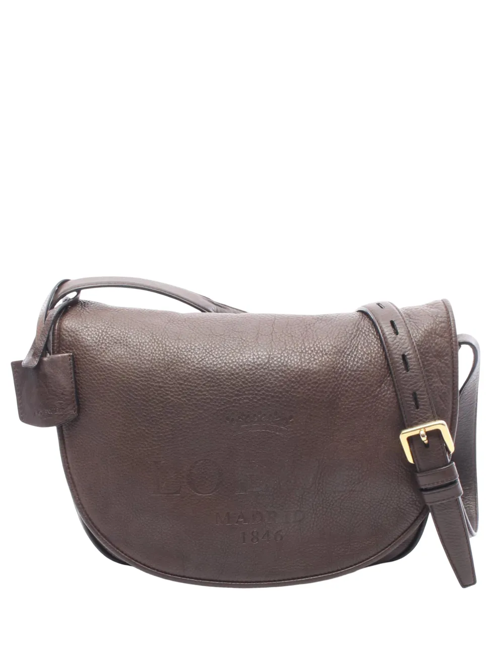 Loewe Pre-Owned 2010-2026 Calfskin Heritage crossbody bag - Brown