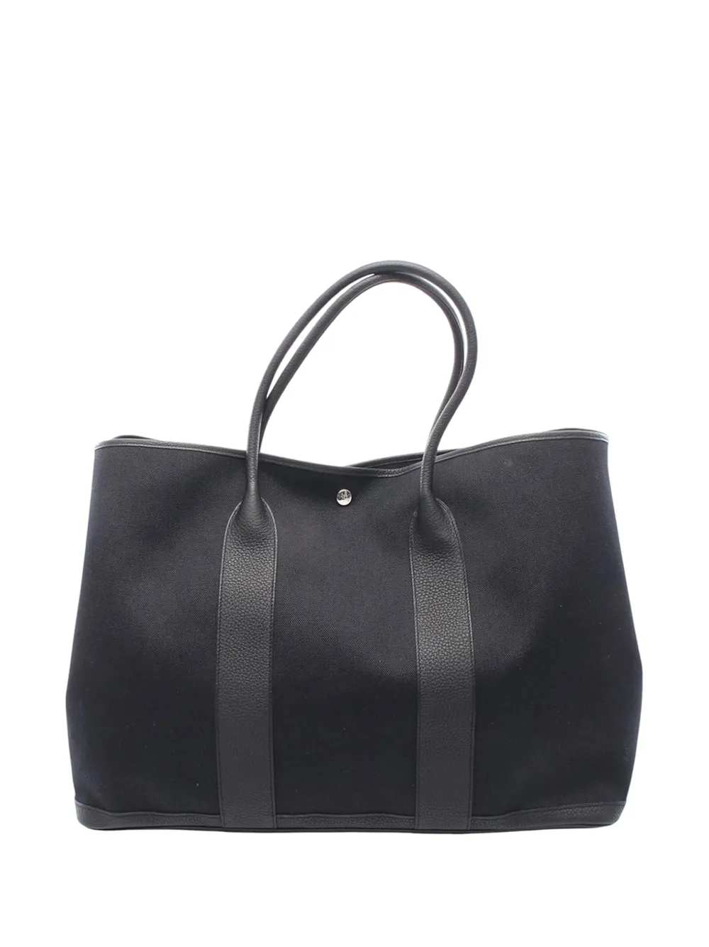 Hermès Pre-Owned 2024 Toile and Negonda Garden Party 36 tote bag - Nero