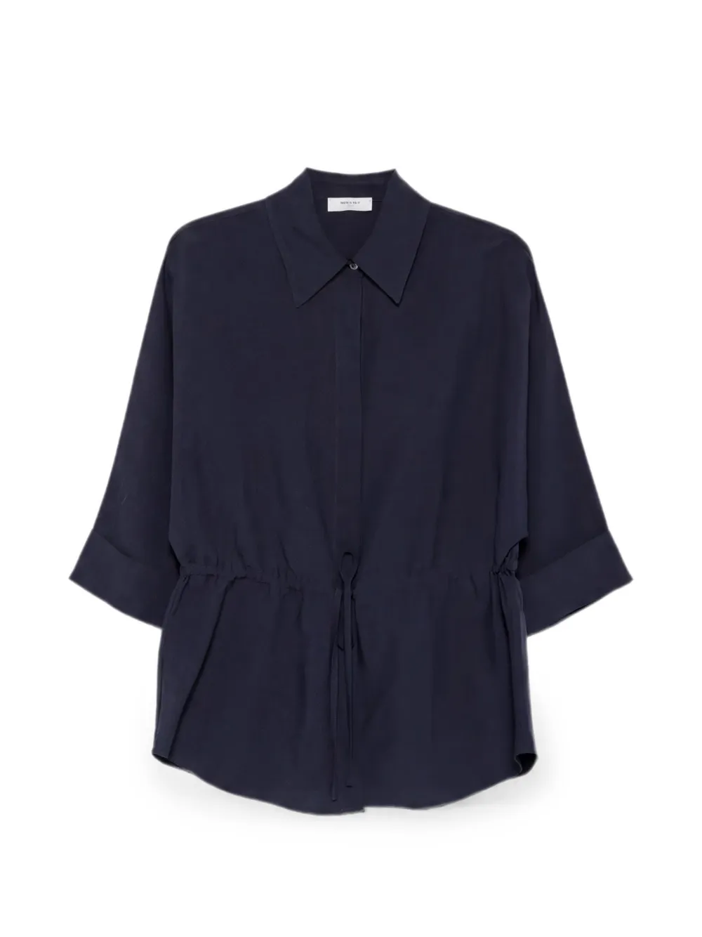 Rundholz Black Label Blouse met trekkoordtaille en gewelfde afwerking Blauw