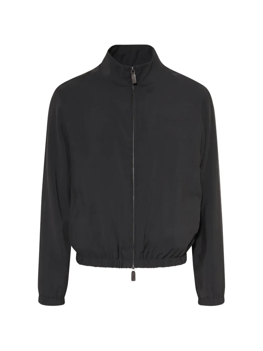 Emporio Armani zip-up bomber jacket - Black