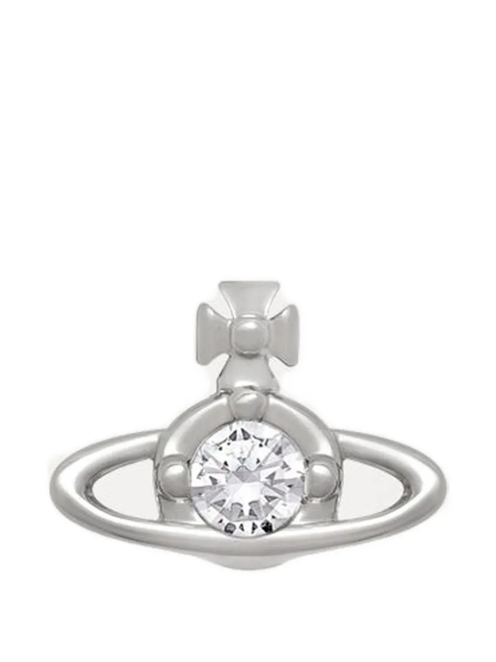 Vivienne Westwood Nano Solitaire single earring - Silber