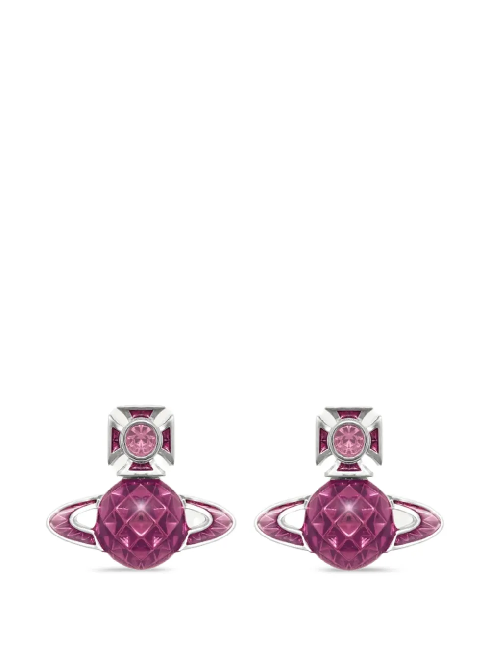 Vivienne Westwood Mashita Bas Relief earrings - Silber