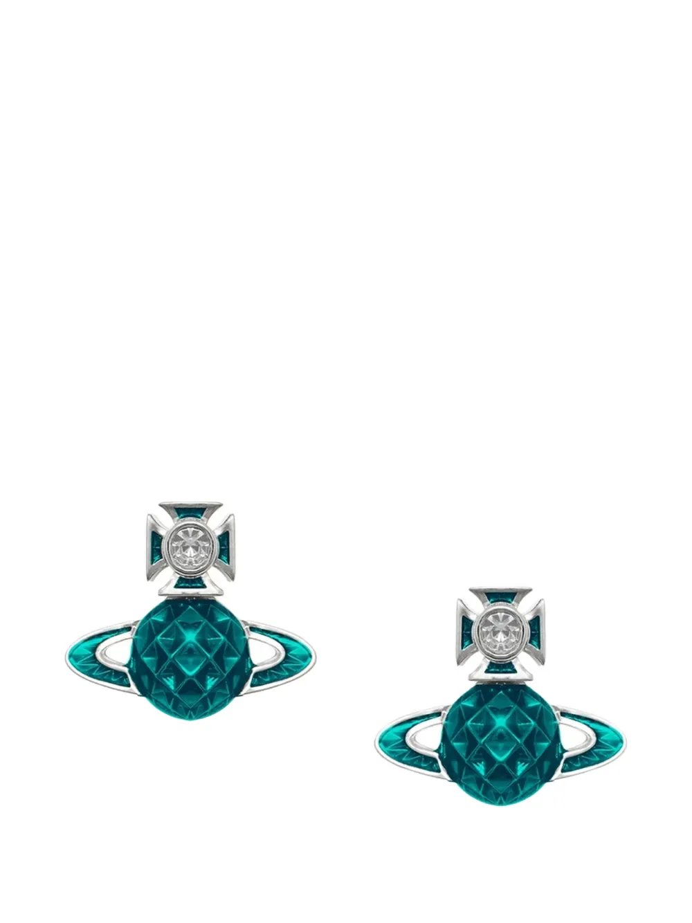 Vivienne Westwood Mashita Bas Relief earrings - Silber