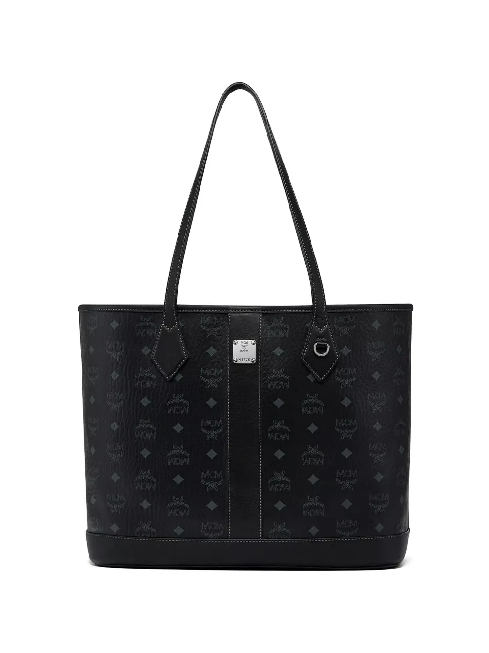 MCM New Liz monogram-print tote bag - Nero