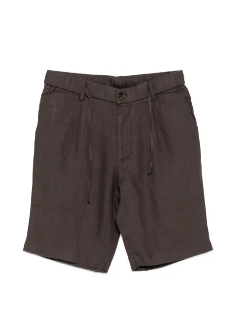 Alley Docks 963 drawstring-waist pleated shorts