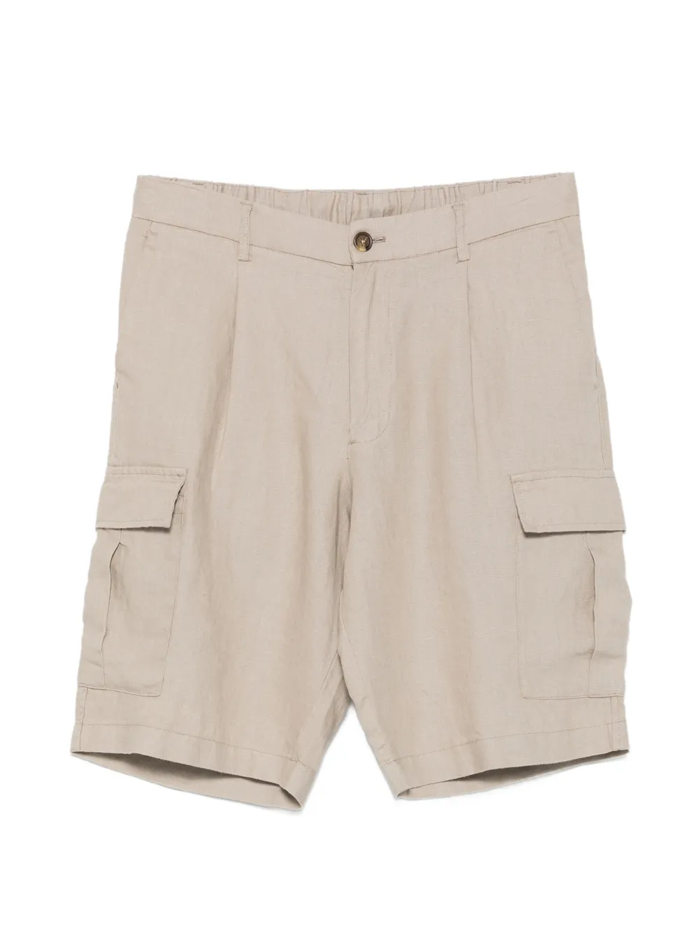 Alley Docks 963 pleated cargo shorts - Toni neutri