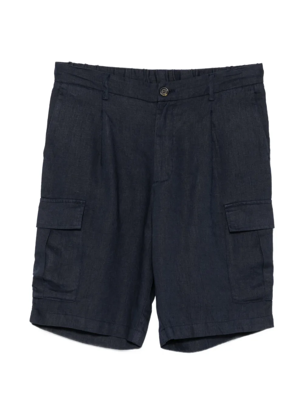 Alley Docks 963 pleated cargo shorts - Blue