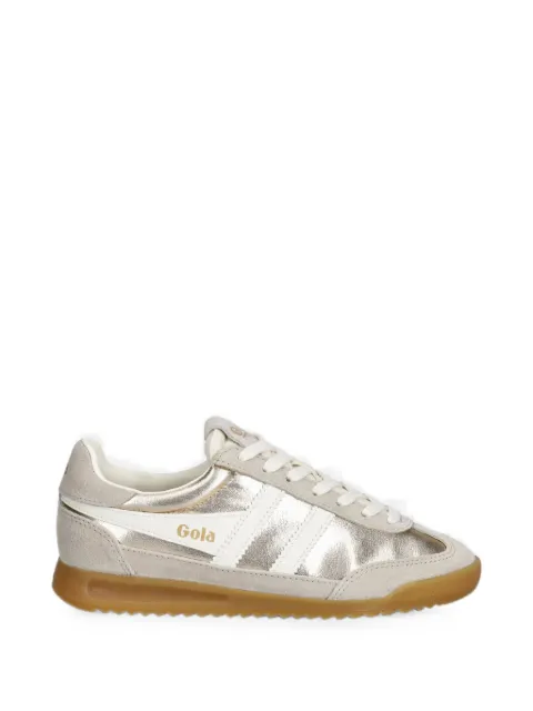 Gola Firefly metallic-effect panelled sneakers