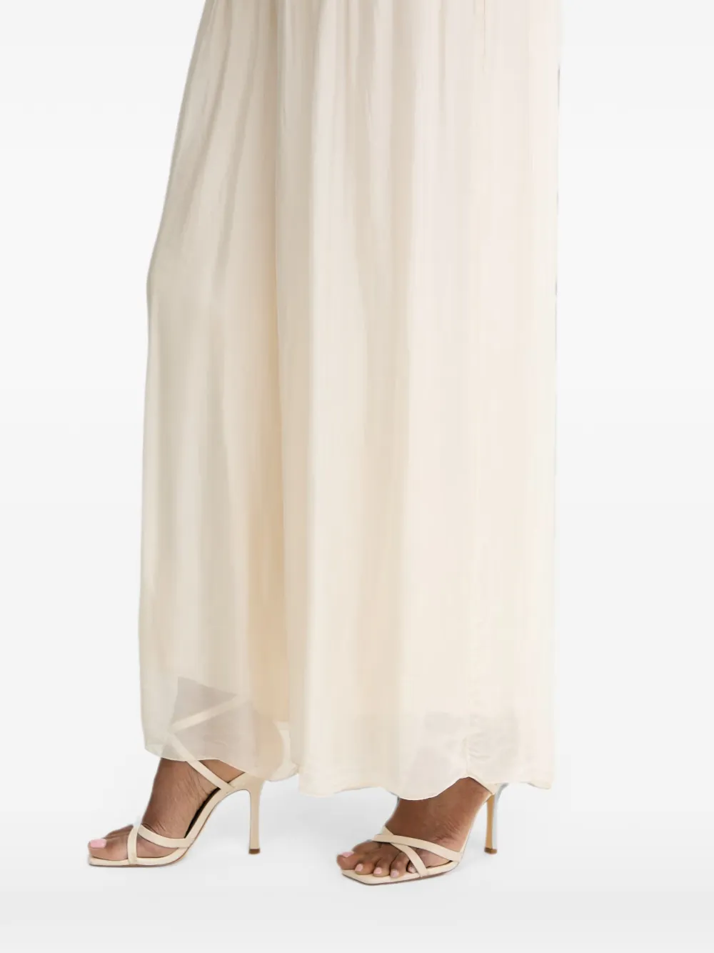Haveone Palazzo plooibroek Beige