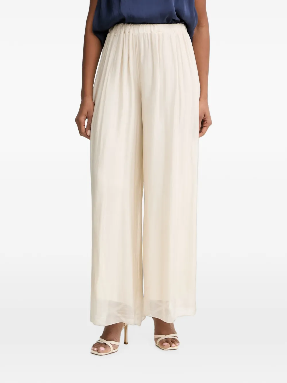 Haveone pleated palazzo pants