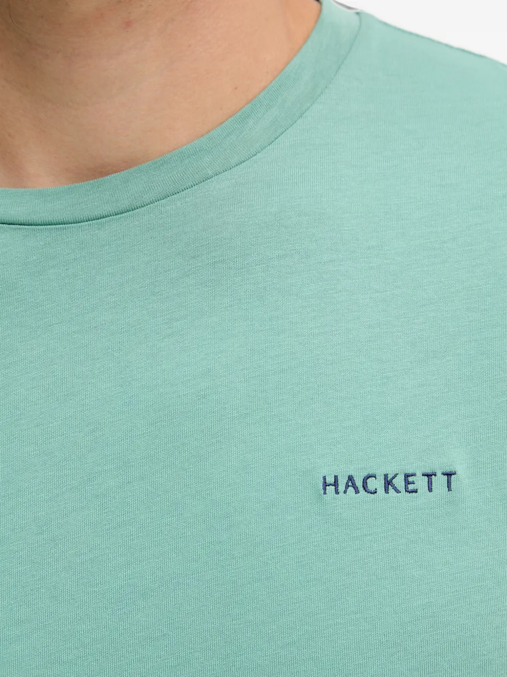 Hackett London T-shirt met geborduurd logo Groen