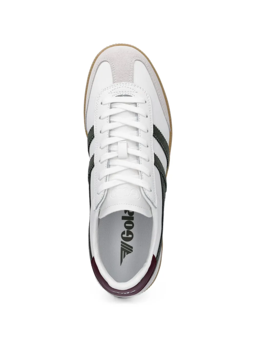 Gola Viper contrast-trim logo-patch sneakers Wit