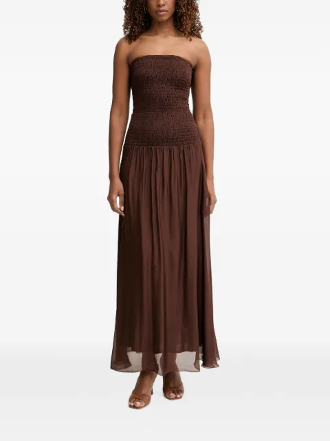 Haveone strapless maxi dress