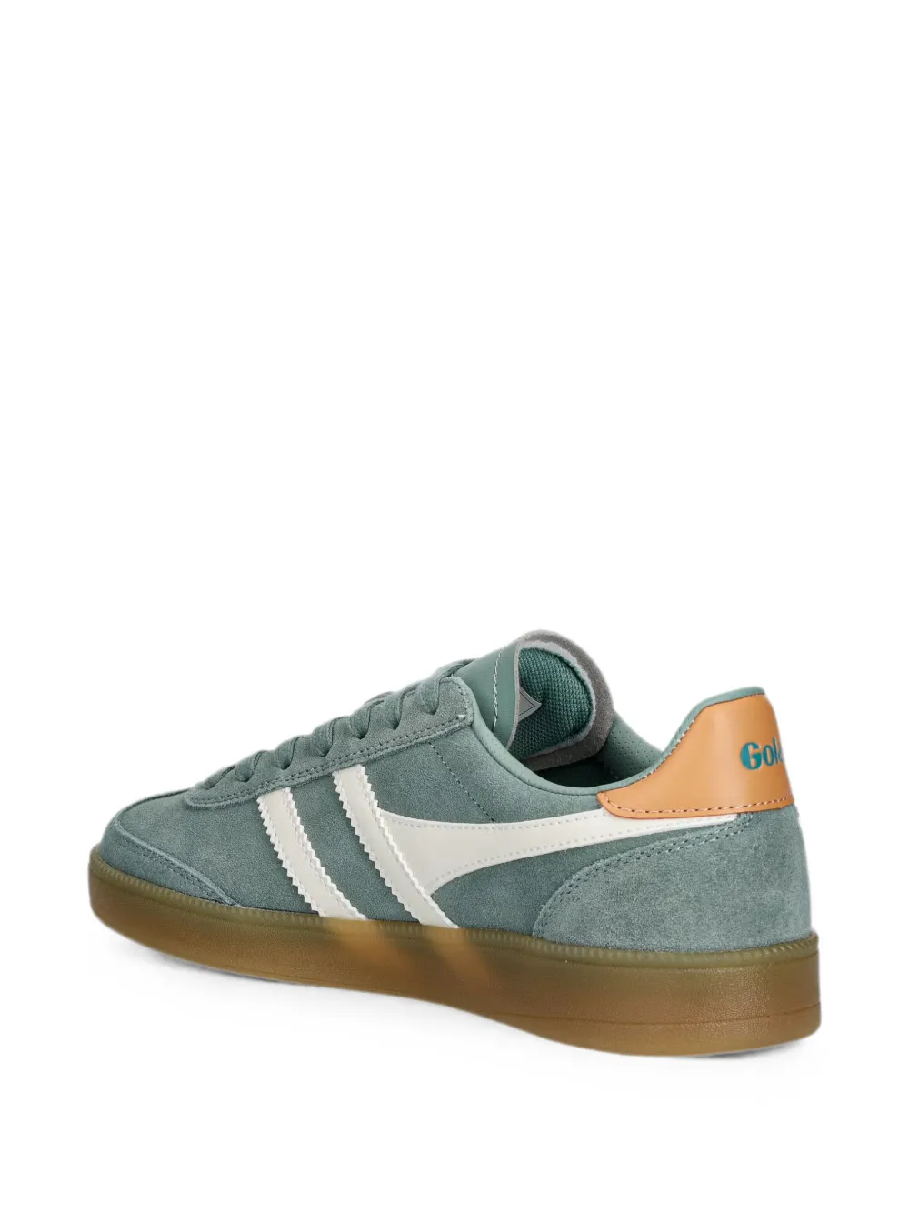Gola Viper suede-panelled sneakers Groen