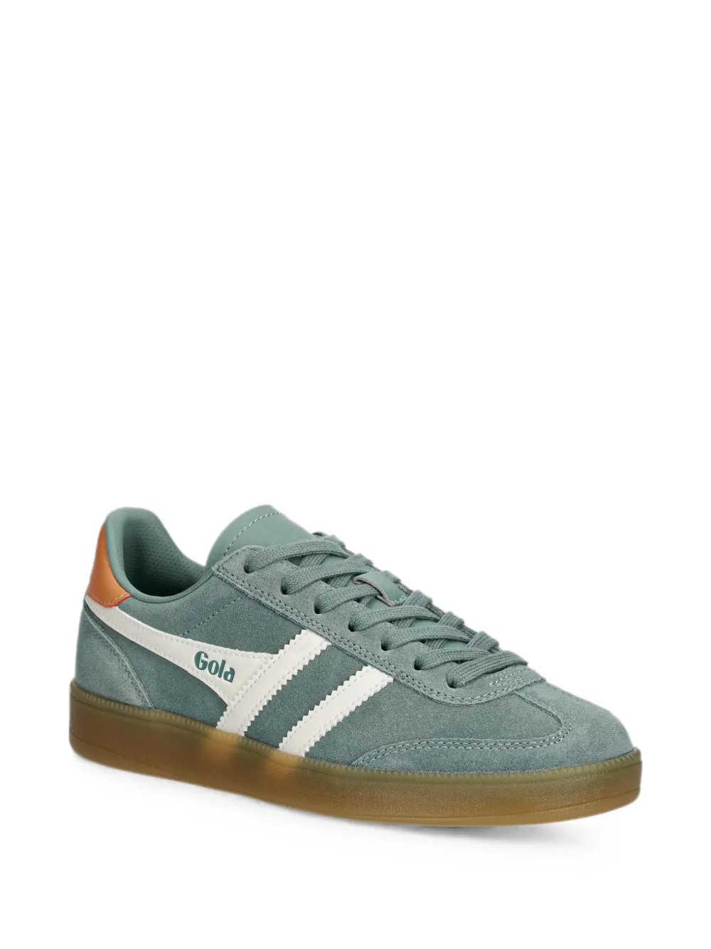 Gola Viper suede-panelled sneakers Groen
