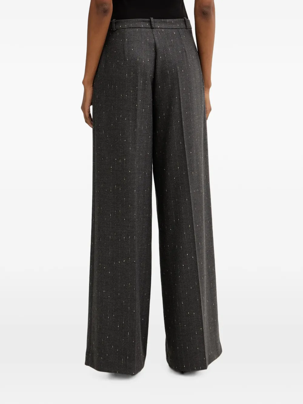 Haveone Broek met wijde pijpen Grijs