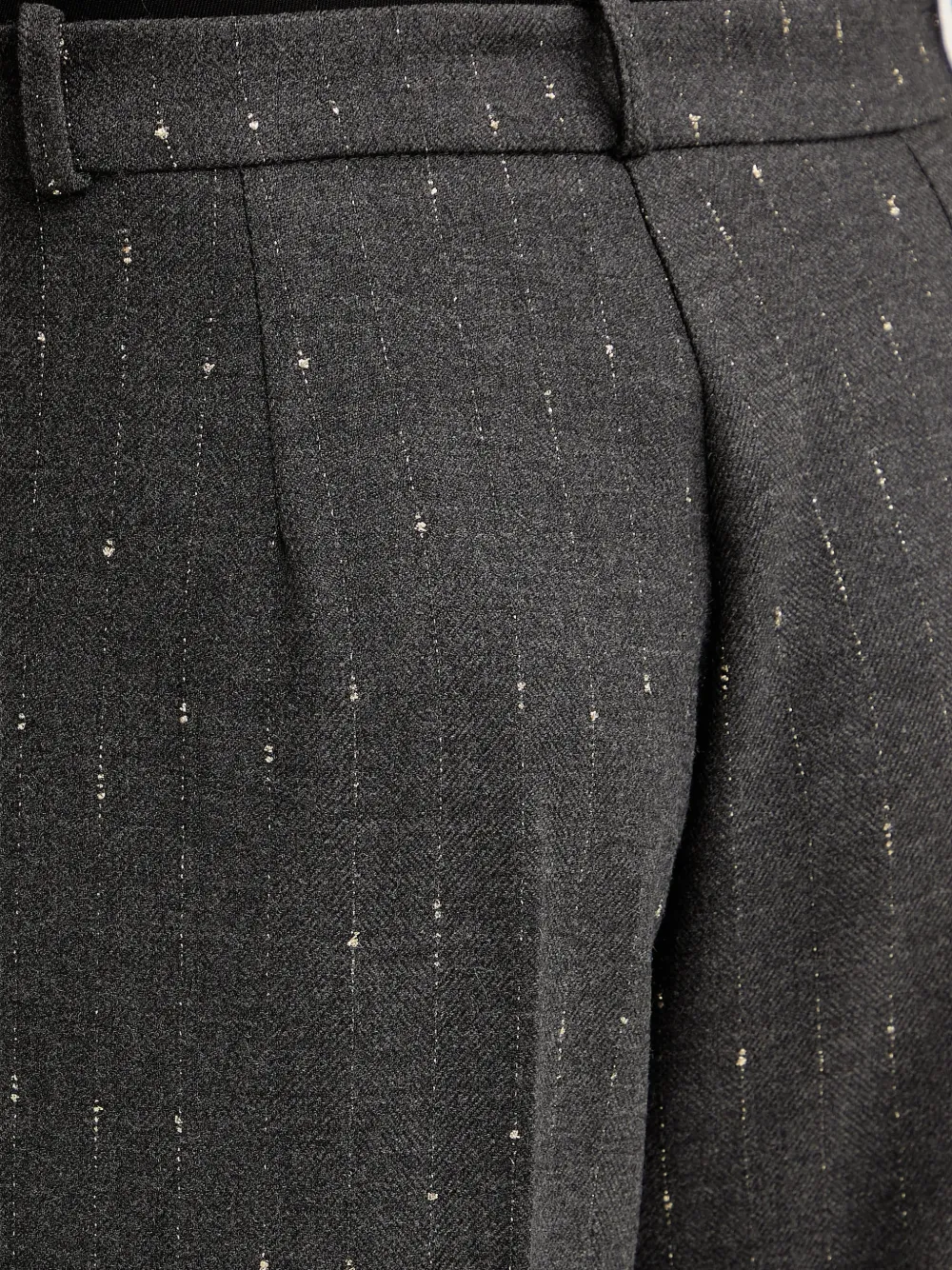 Haveone Broek met wijde pijpen Grijs