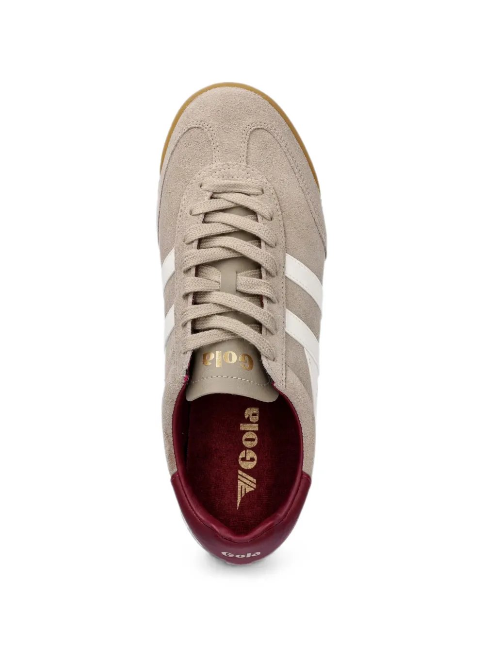 Gola Torpedo logo-print panelled sneakers Beige