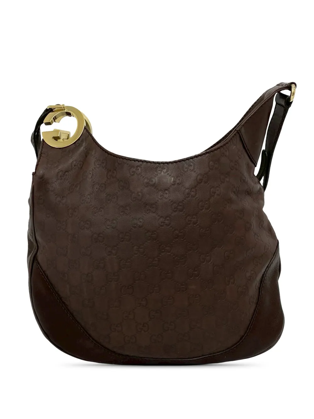 Gucci Pre-Owned 2000-2015 Guccissima Charlotte crossbody bag - Marrone