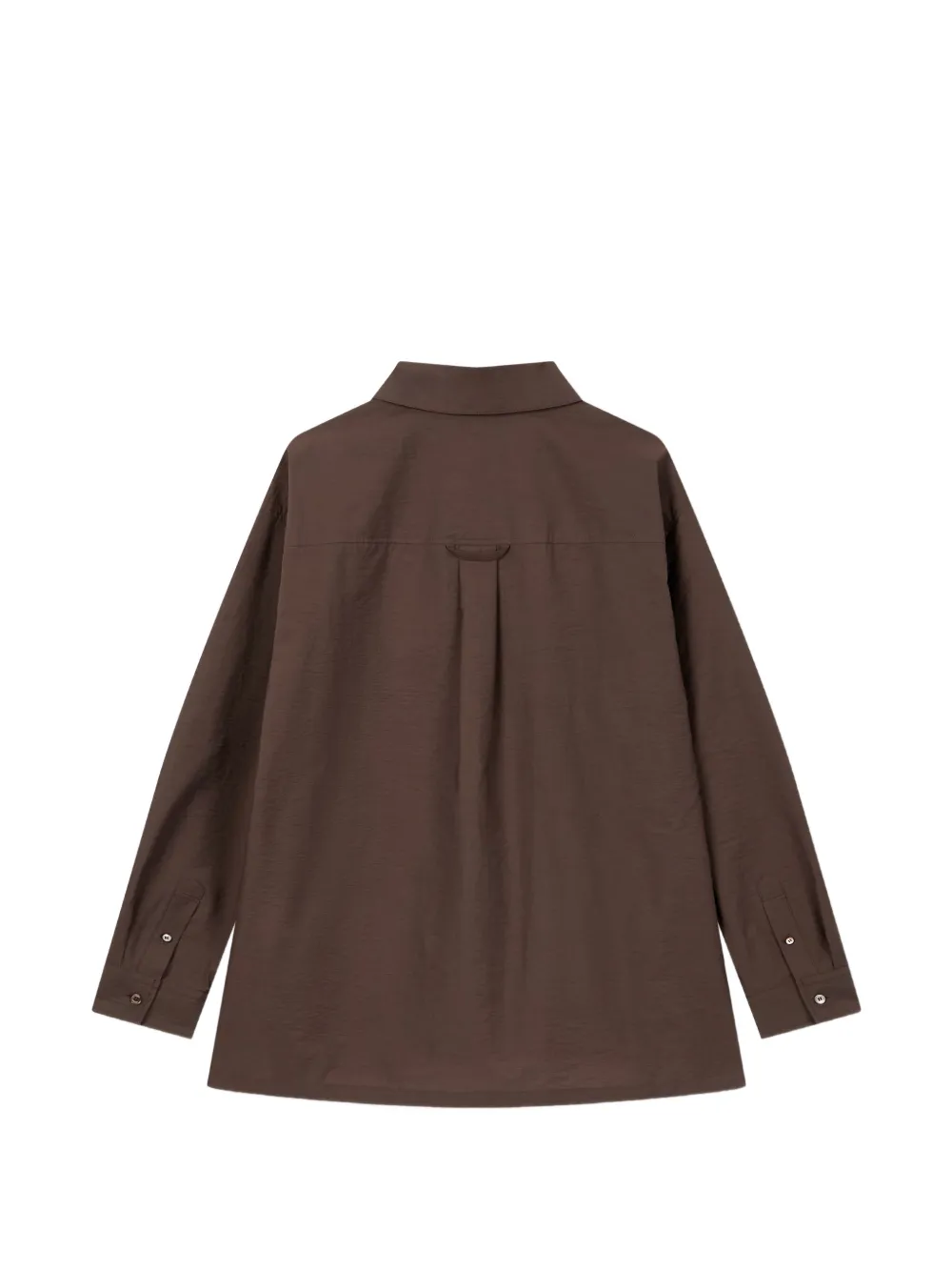 TOMBOY Oversized overhemd Bruin