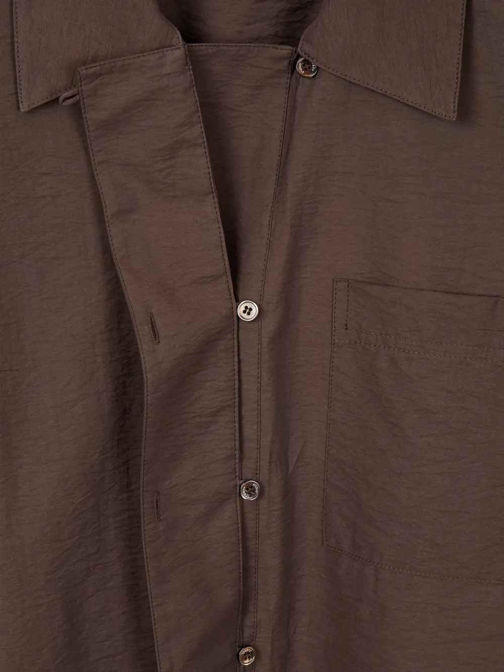 TOMBOY Oversized overhemd Bruin