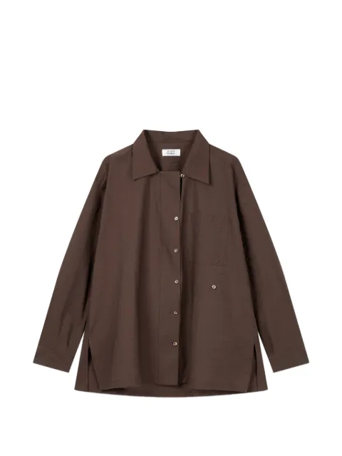TOMBOY chest-pocket oversized shirt
