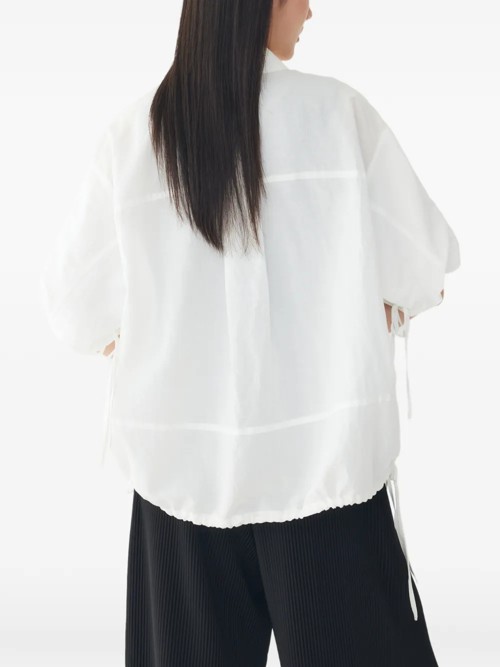 TOMBOY Blouse met ballonmouwen Wit