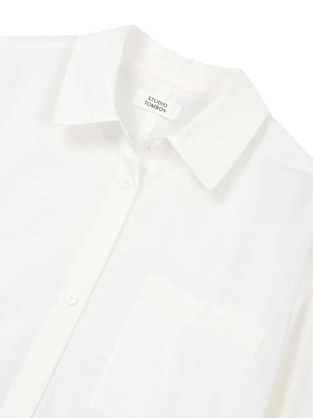 TOMBOY Blouse met ballonmouwen Wit