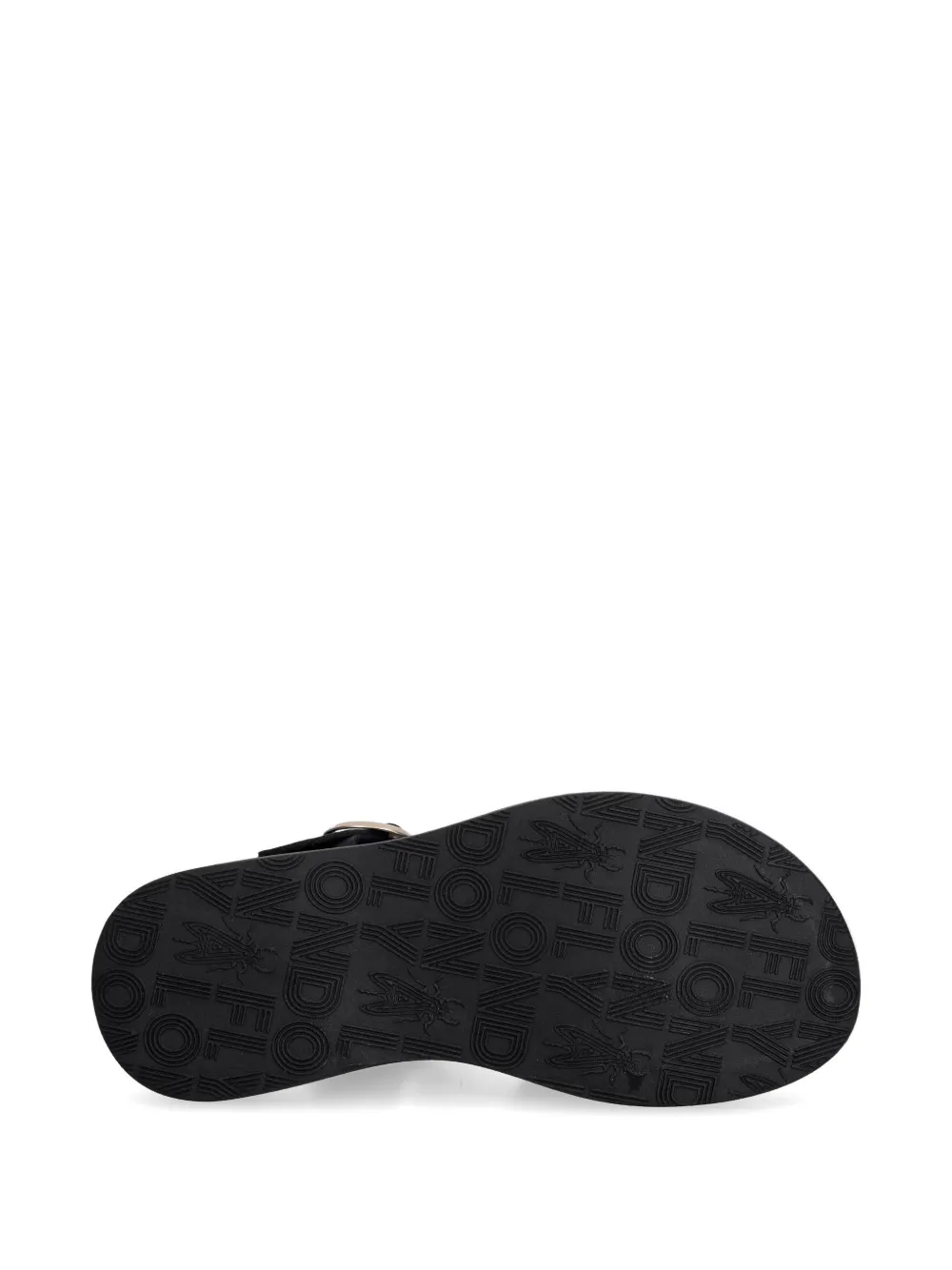 Fly London buckle-fastening leather sandals Zwart