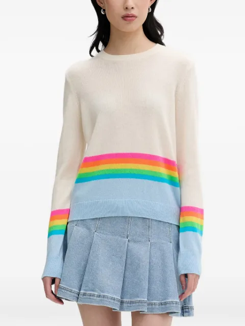 FROM FUTURE rainbow-stripe sweater