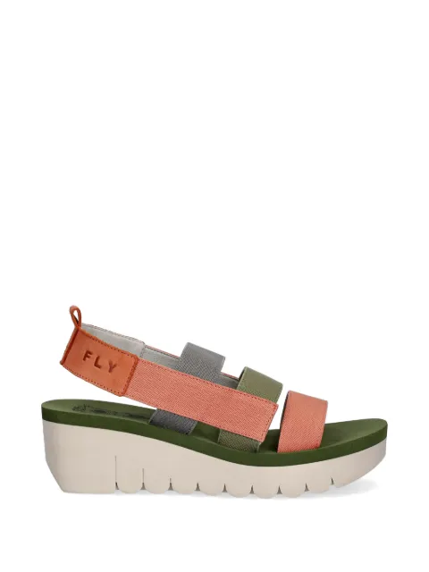 Fly London multi-strap wedge sandals