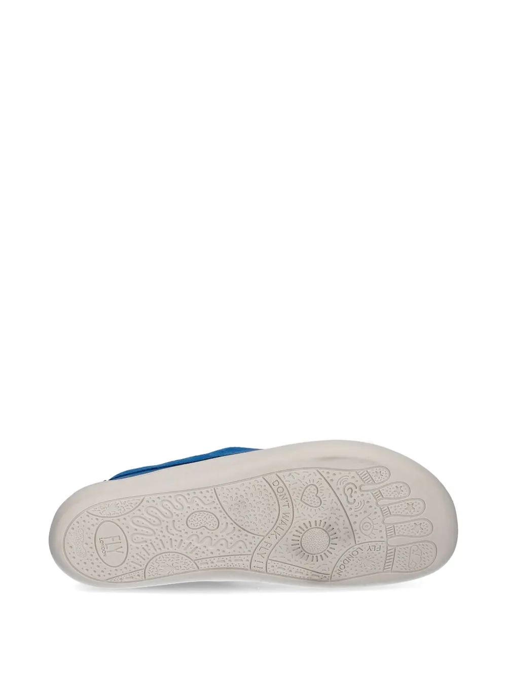 Fly London Suède loafers met veters Blauw