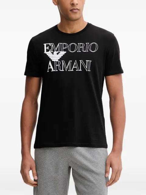 Emporio Armani camiseta de playa Bold Logo