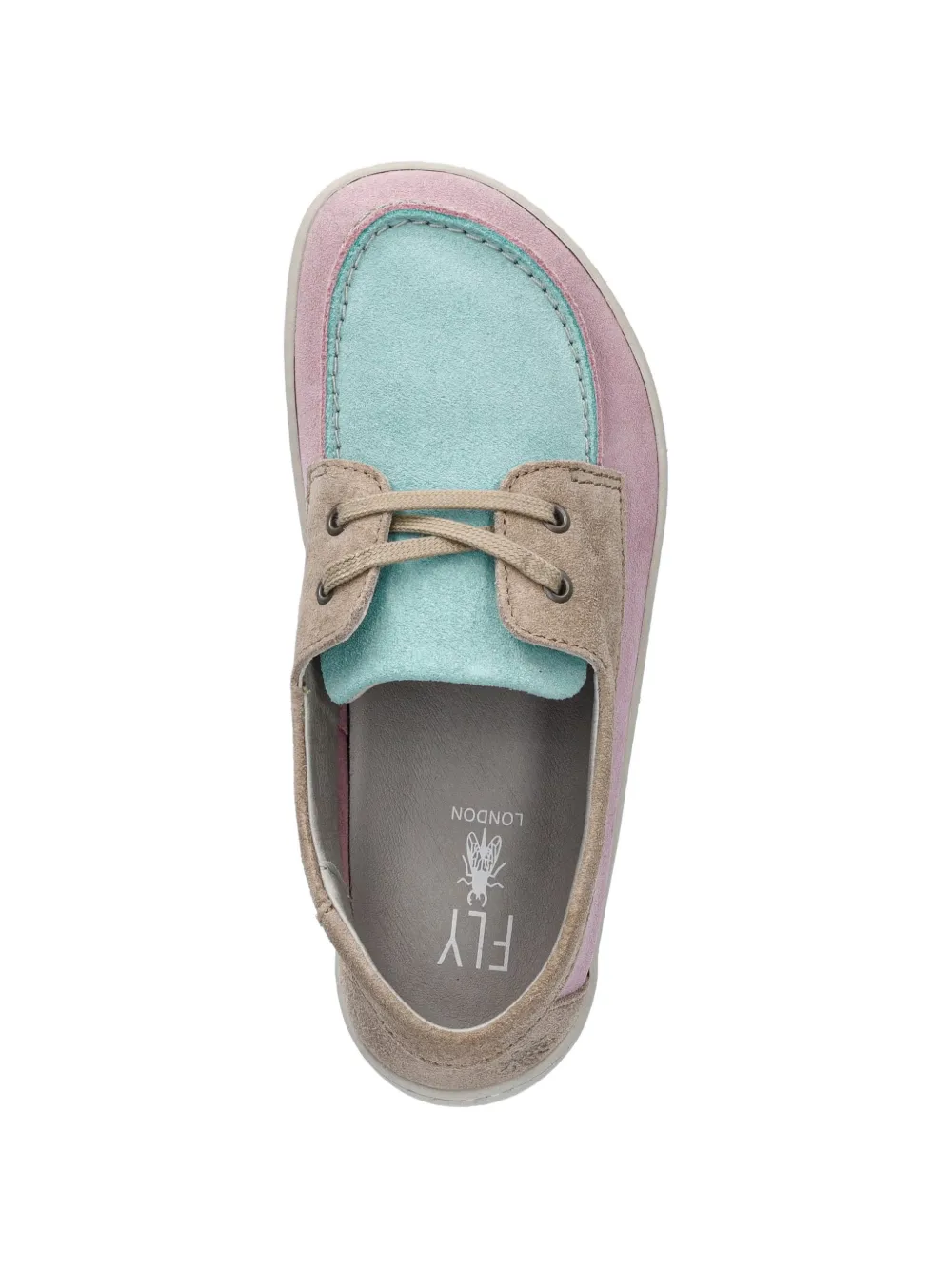 Fly London NELT750FLY suède derby veterschoenen Roze