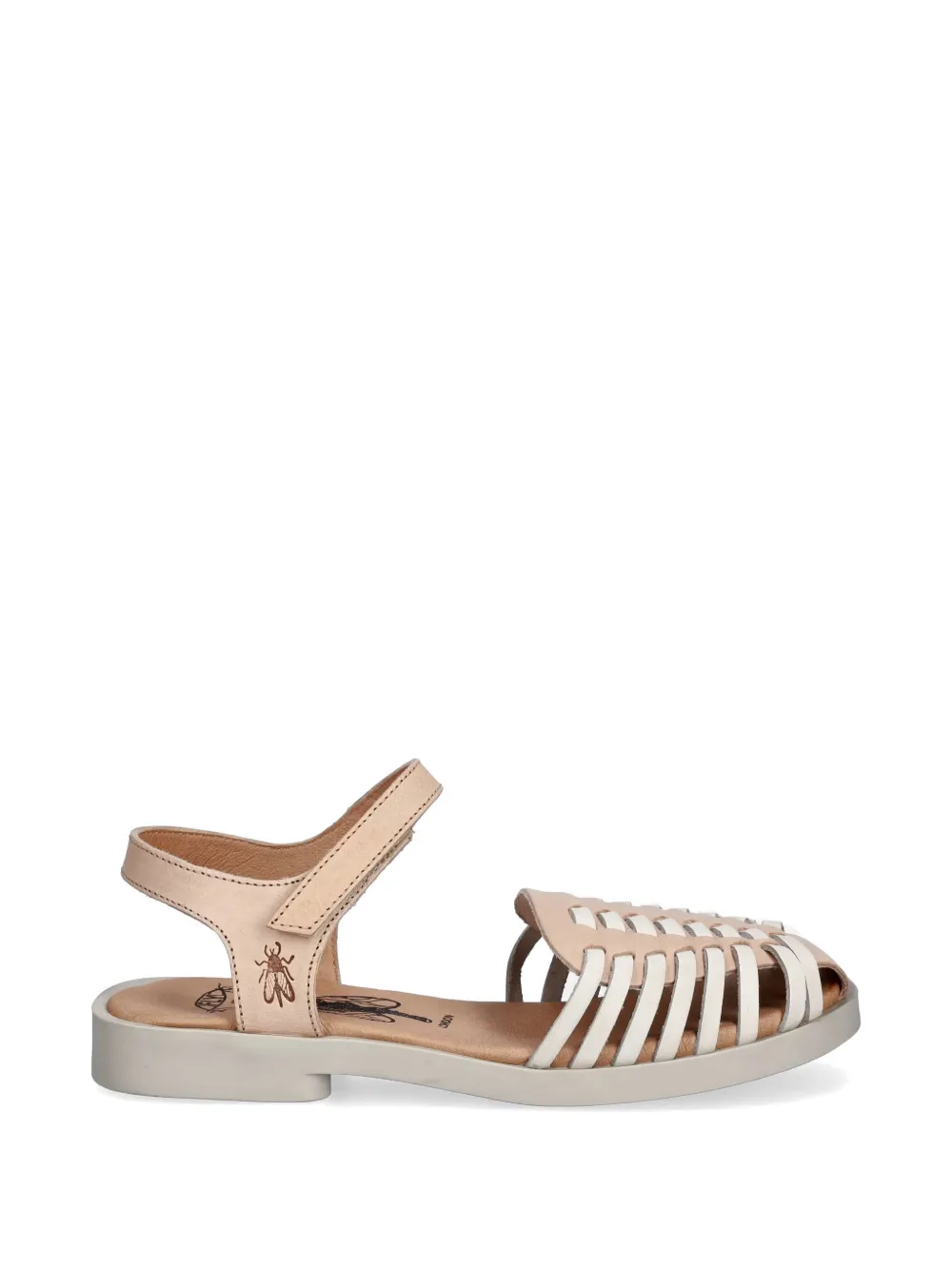 Fly London Woven Touch-strap Sandals In Animal Print