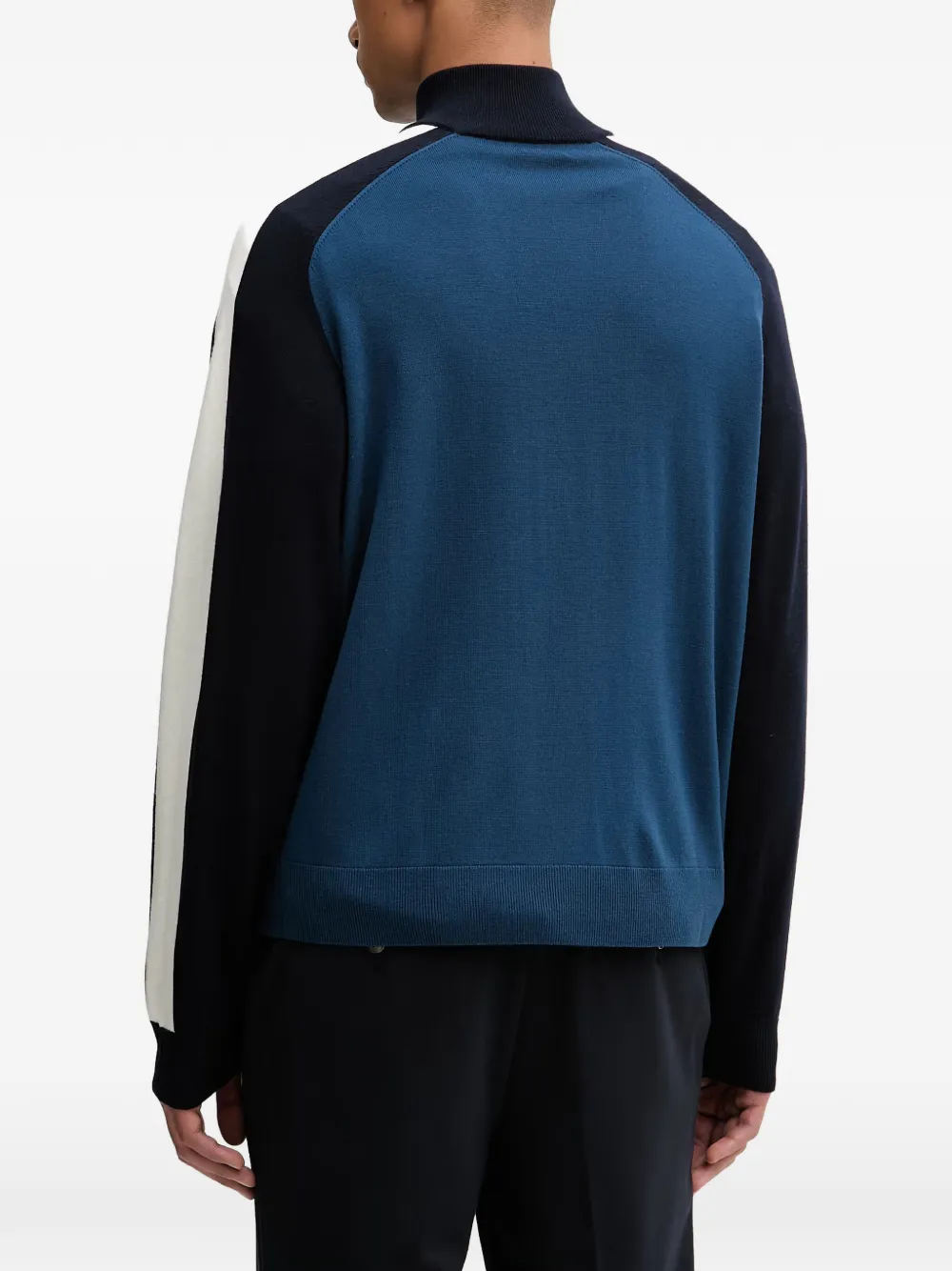  From Future Jersey A Rayas Con Cremallera - Azul 