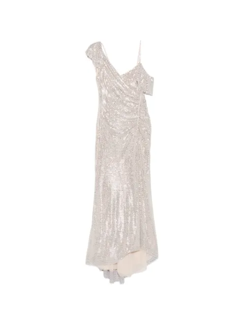Self-Portrait sequin-embellished maxi dress