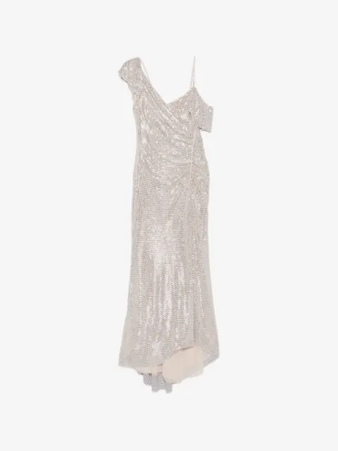 Self-Portrait sequin-embellished maxi dress