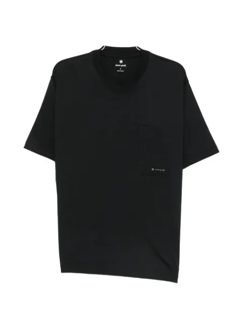 Snow Peak logo-print chest-pocket T-shirt